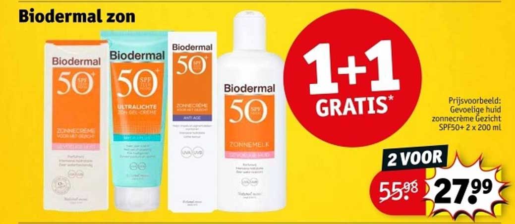 Biodermal zon - 1+1 GRATIS