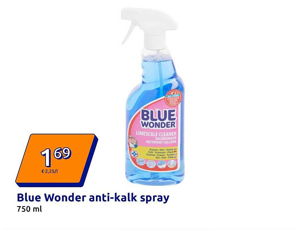 Blue Wonder anti-kalk spray