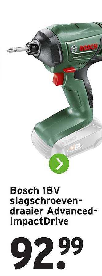 Bosch 18V slagschroevendraaier Advanced-ImpactDrive