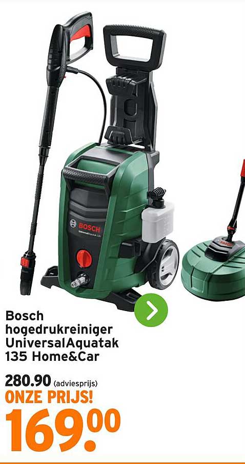 Bosch hogedrukreiniger UniversalAquatak 135 Home&Car