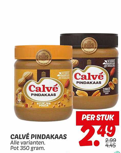 CALVÉ PINDAKAAS