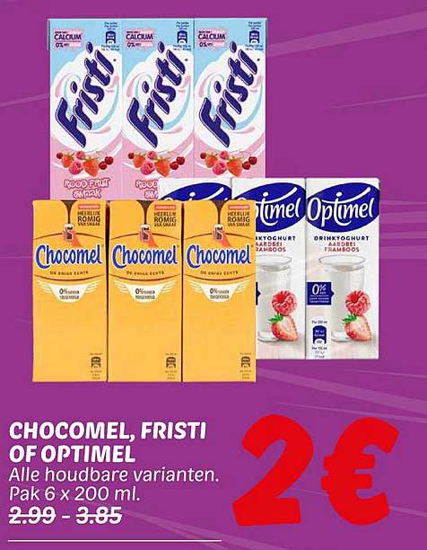 CHOCO-MEL, FRISTI OF OPTIMEL