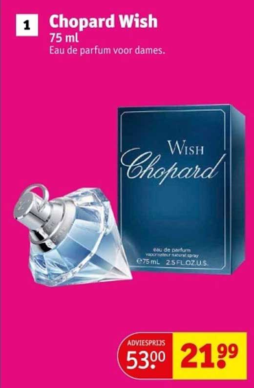 Chopard Wish 75 ml Eau de parfum voor dames.