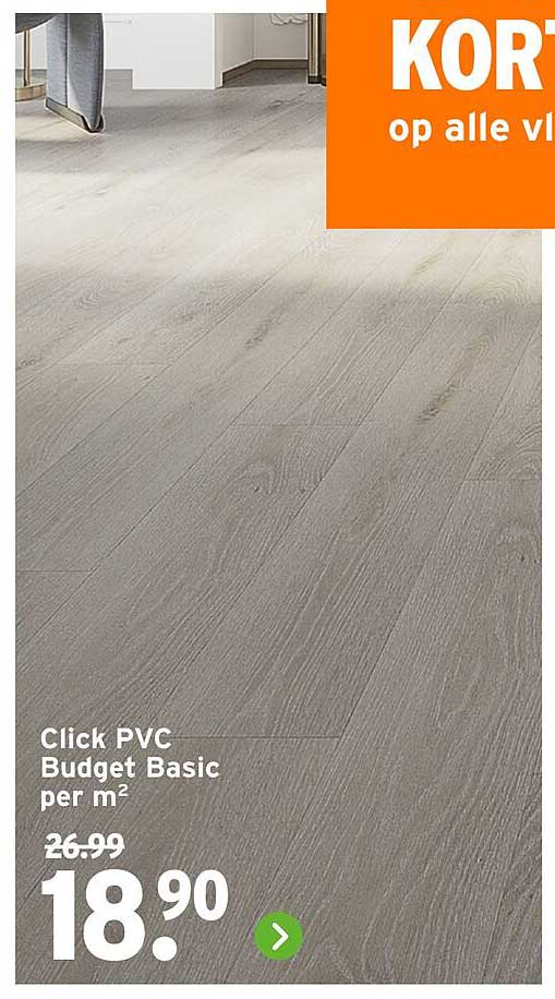 Click PVC Budget Basic per m²
