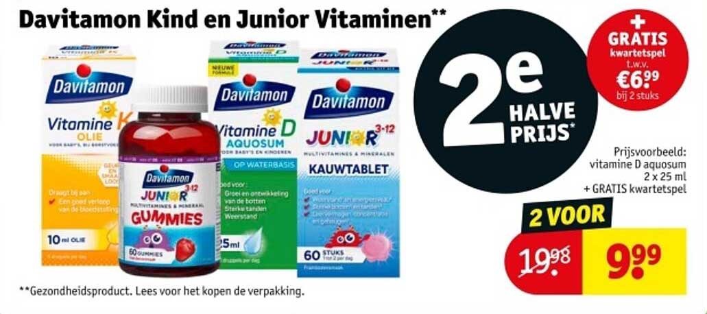 Davitamon Kind en Junior Vitaminen**