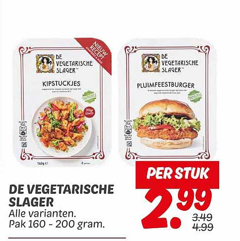 De Vegetarische Slager - Alle varianten