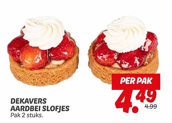 DEKAVERS AARDBEI SLOFJES
