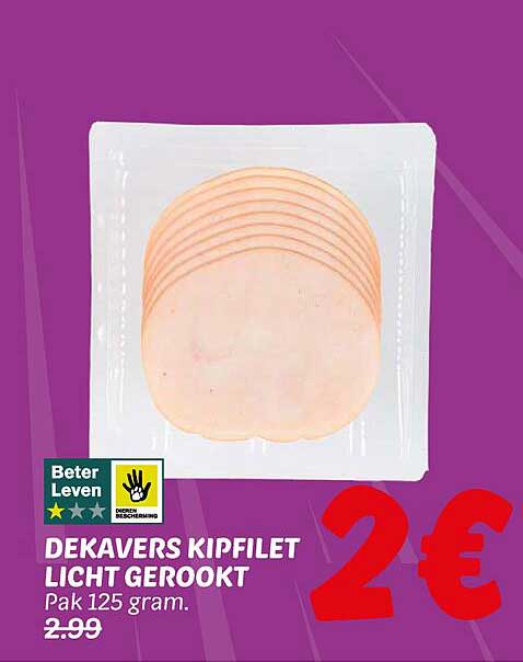 DEKAVERS KIPFILET LICHT GEROOKT