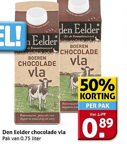 Den Eelder chocolade vla
