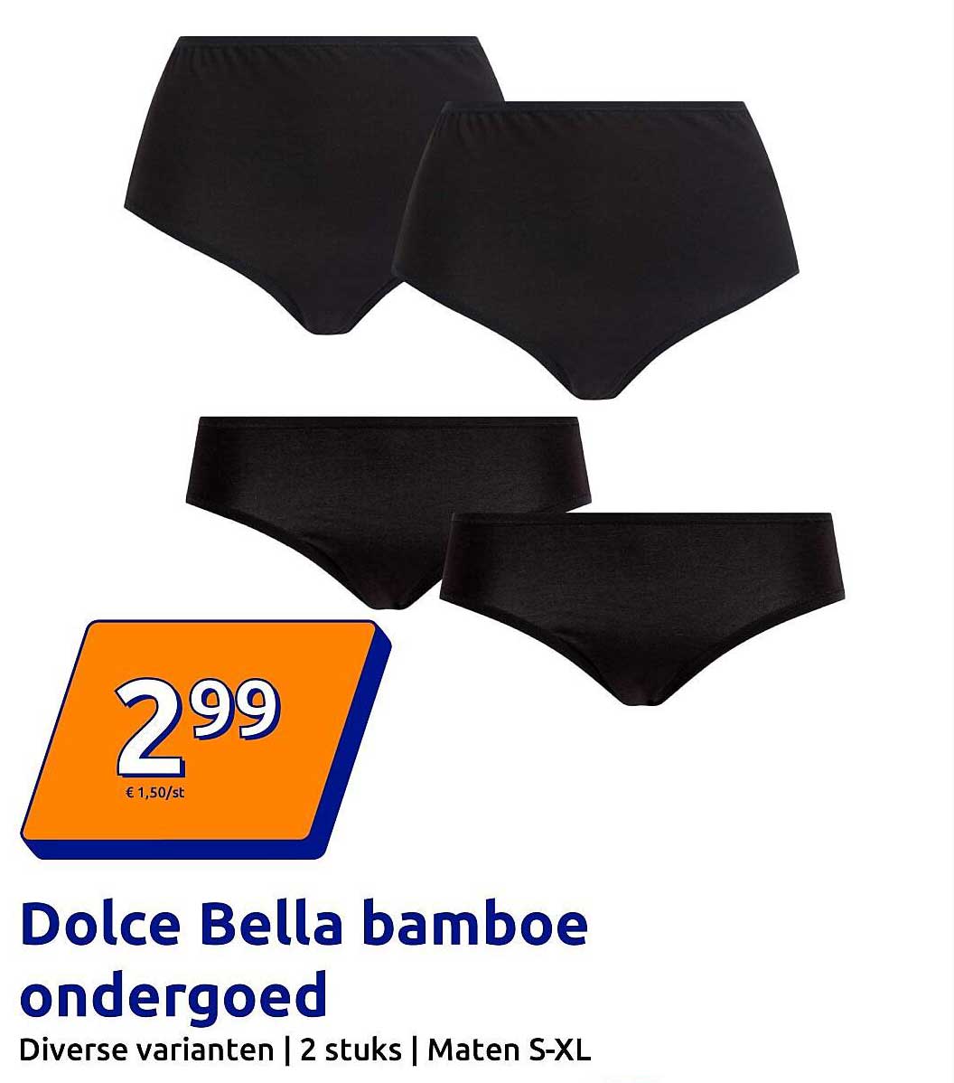Dolce Bella bamboe ondergoed