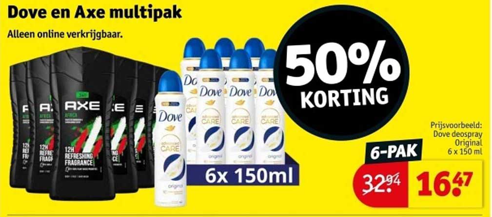 Dove en Axe multipak