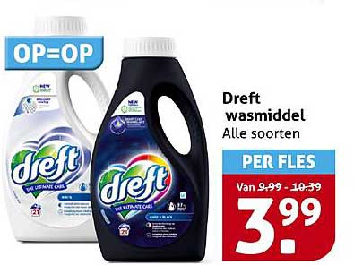 Dreft wasmiddel Alle soorten
