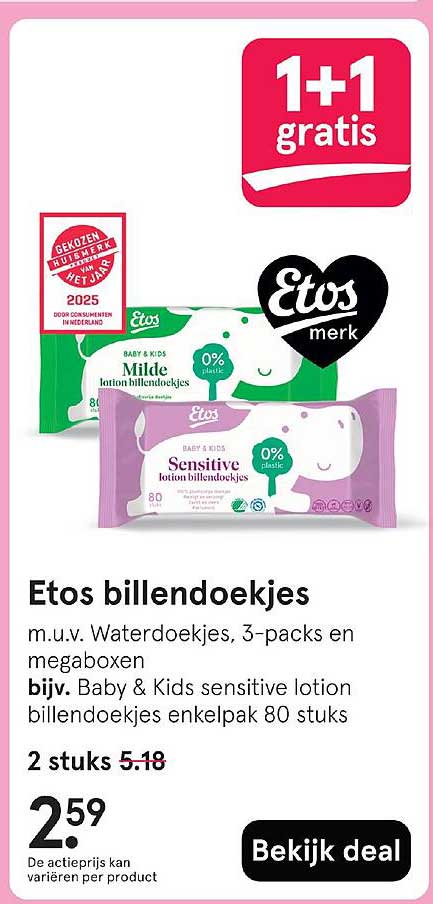 Etos billendoekjes
