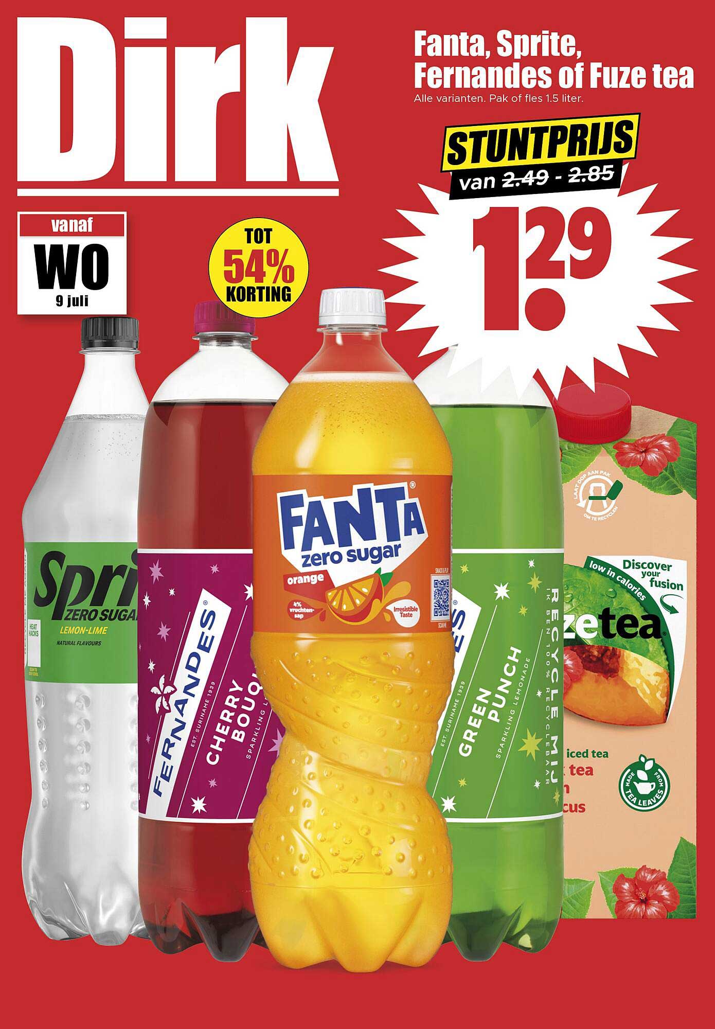 Fanta, Sprite, Fernandes of Fuze tea