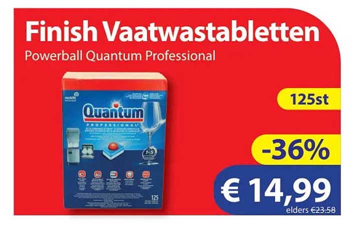 Finish Vaatwastabletten Powerball Quantum Professional