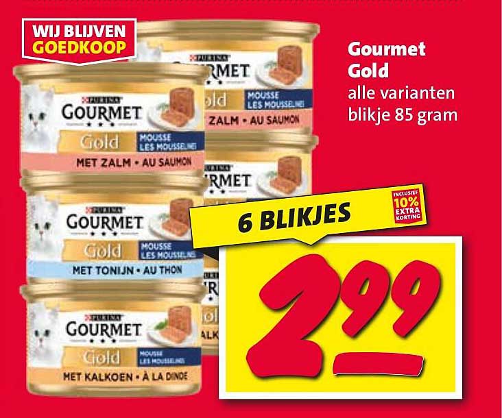 Gourmet Gold alle varianten blikje 85 gram