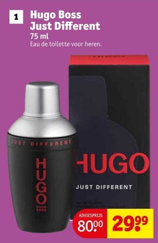 Hugo Boss Just Different 75 ml Eau de toilette voor heren.
