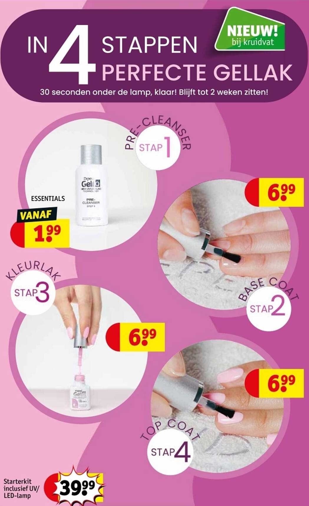 In 4 stappen perfecte gellak