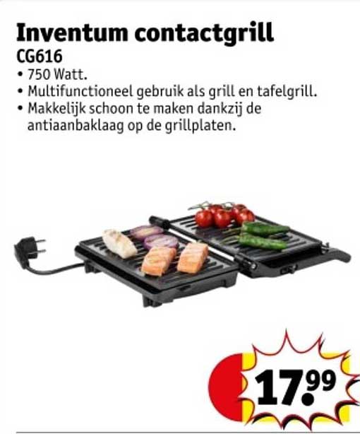 Inventum contactgrill CG616
