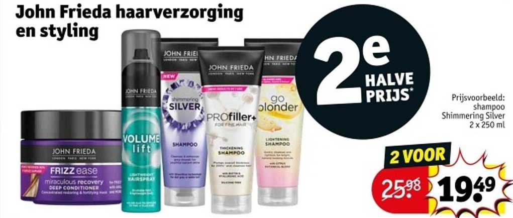 John Frieda haarverzorging en styling