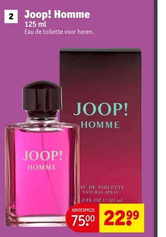 Joop! Homme 125 ml Eau de toilette voor heren.