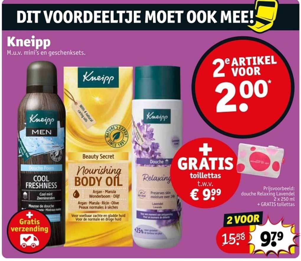 Kneipp - 2e ARTIKEL VOOR 2,00*