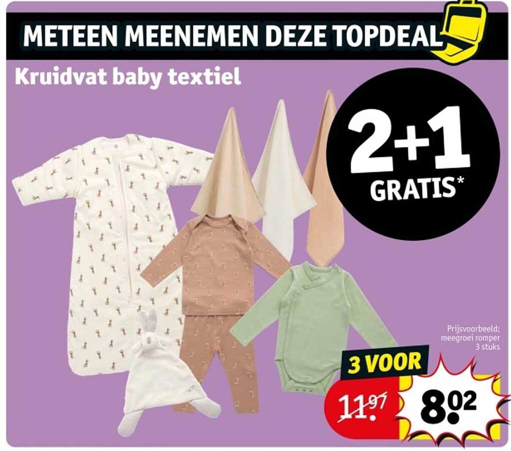 Kruidvat baby textiel