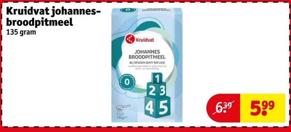Kruidvat johannes-broodpitmeel 135 gram