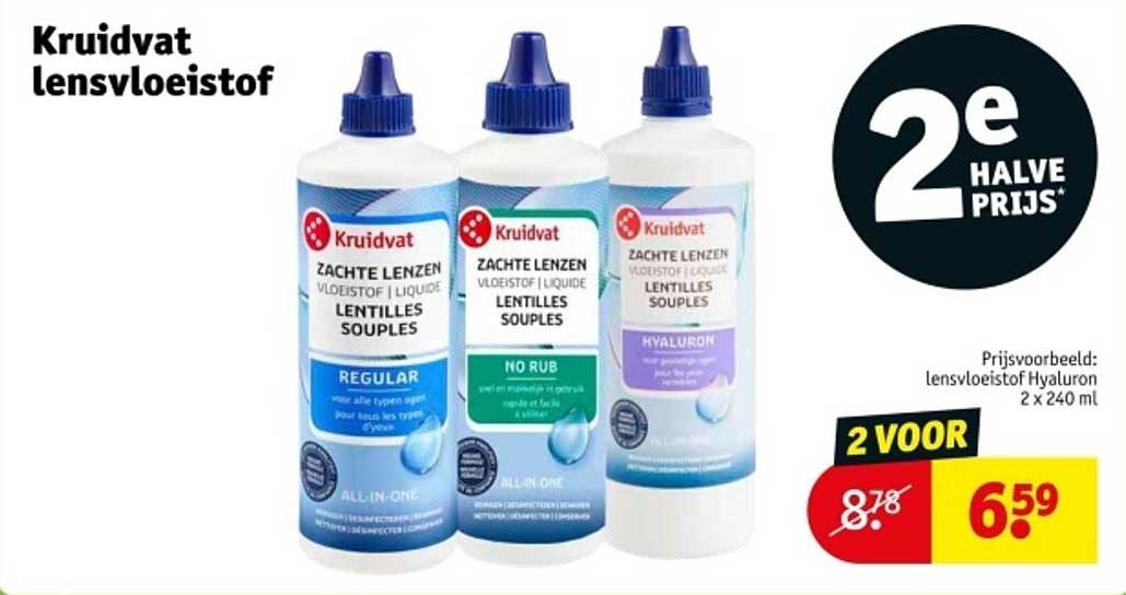 Kruidvat lensvloeistof 2 voor 6,59
