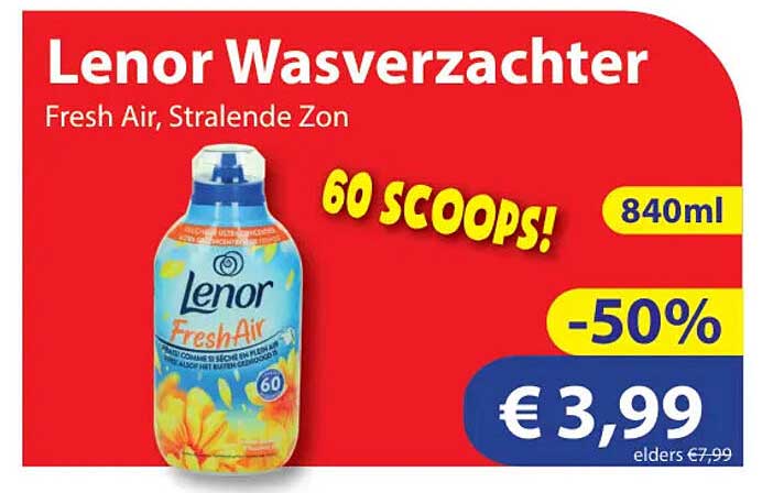 Lenor Wasverzachter Fresh Air, Stralende Zon