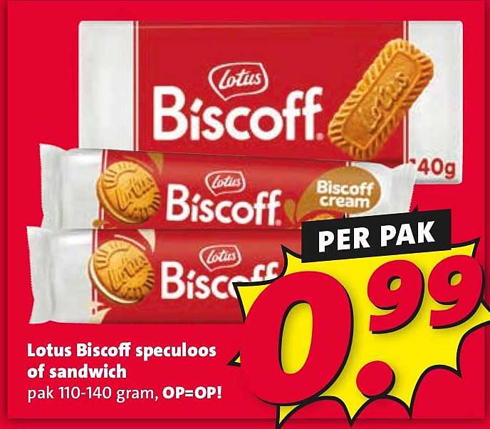 Lotus Biscoff speculoos of sandwich