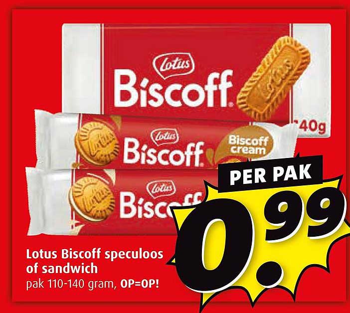 Lotus Biscoff speculoos of sandwich pak 110-140 gram, OP=OP!