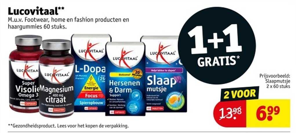 Lucovitaal 1+1 GRATIS*