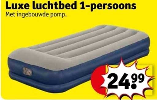 Luxe luchtbed 1-persoons