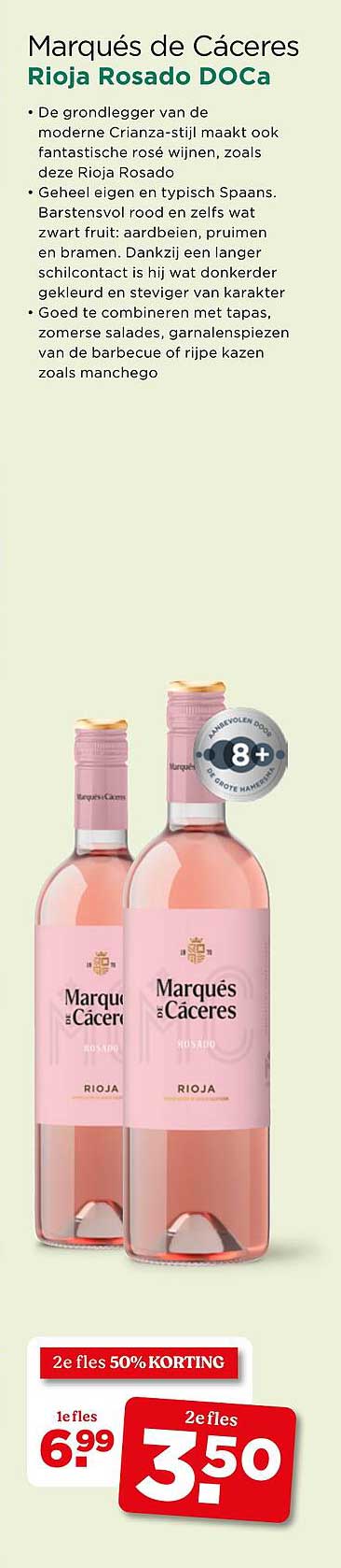Marqués de Cáceres Rioja Rosado DOCa