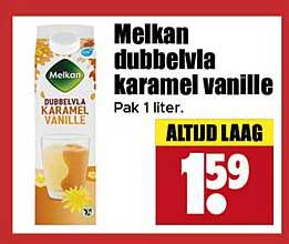 Melkan dubbelvla karamelsmaak