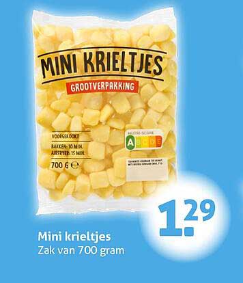 Mini krieltjes - Zak van 700 gram