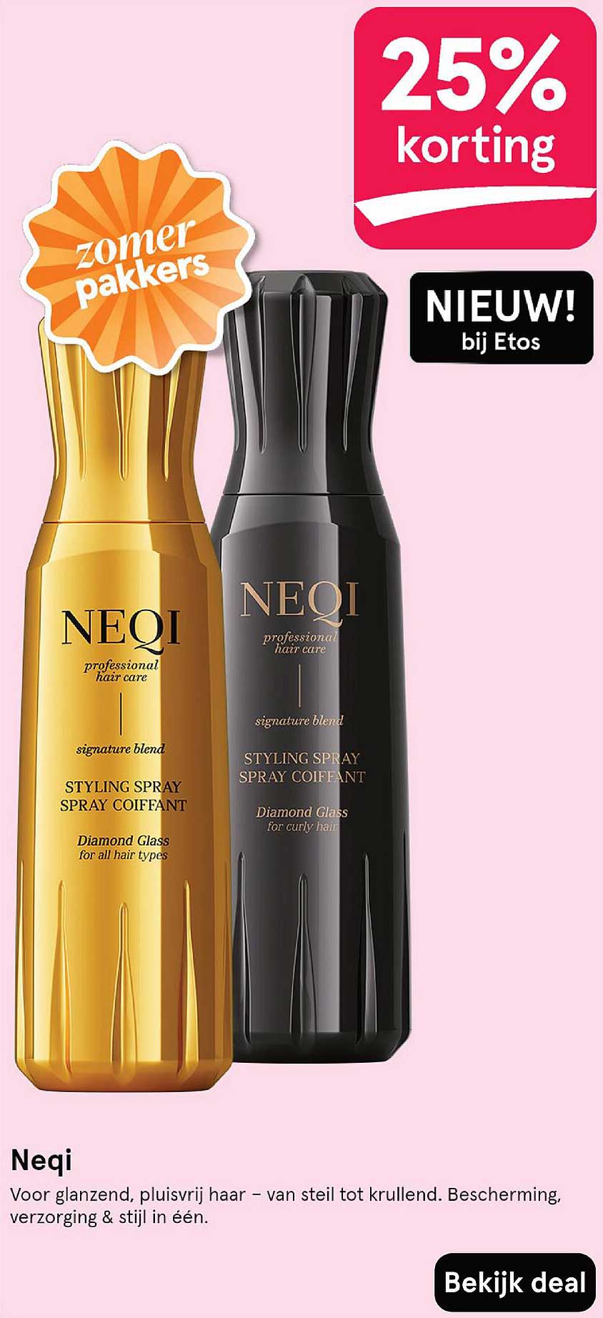 NEQI Styling Spray - 25% korting
