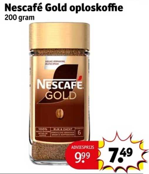 Nescafé Gold oploskoffie 200 gram