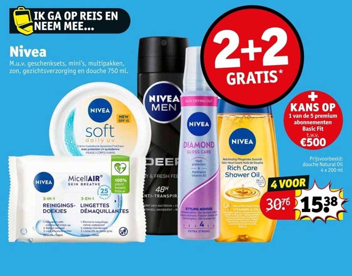 Nivea 2+2 GRATIS*