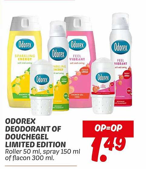 ODOREX DEODORANT OF DOUCHEGEL LIMITED EDITION
