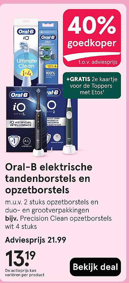 Oral-B elektrische tandenborstels en opzetborstels