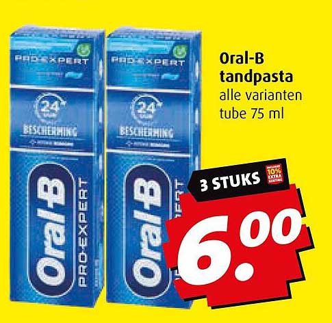 Oral-B tandpasta alle varianten tube 75 ml