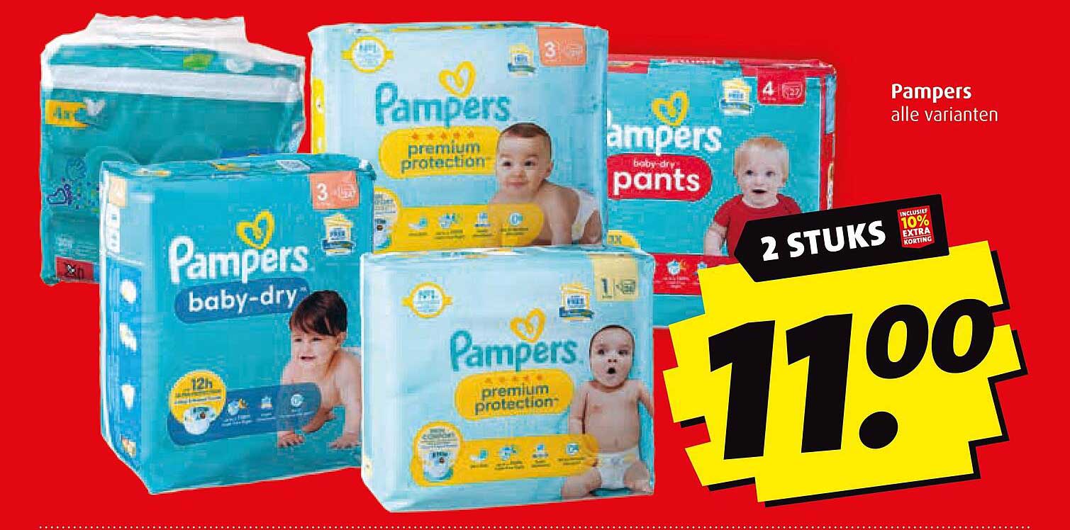 Pampers alle varianten