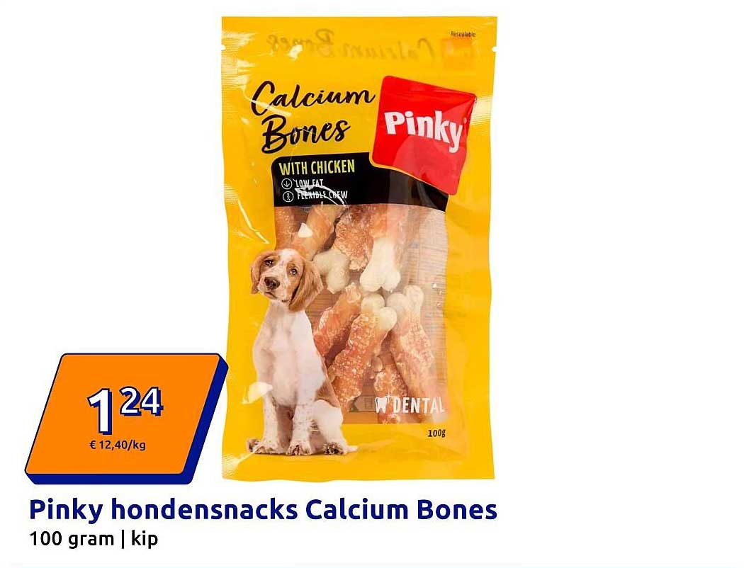 Pinky hondensnacks Calcium Bones