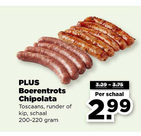 PLUS Boerenrots Chipolata