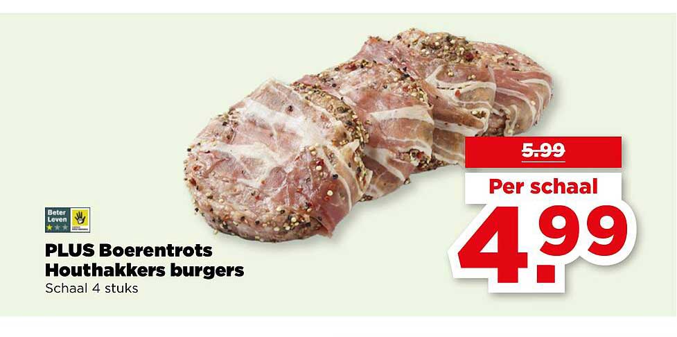 PLUS Boerentrots Houthakkers burgers