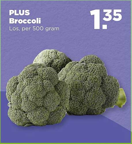 PLUS Broccoli Los, per 500 gram
