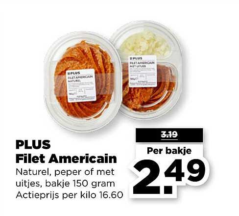PLUS Filet Americain