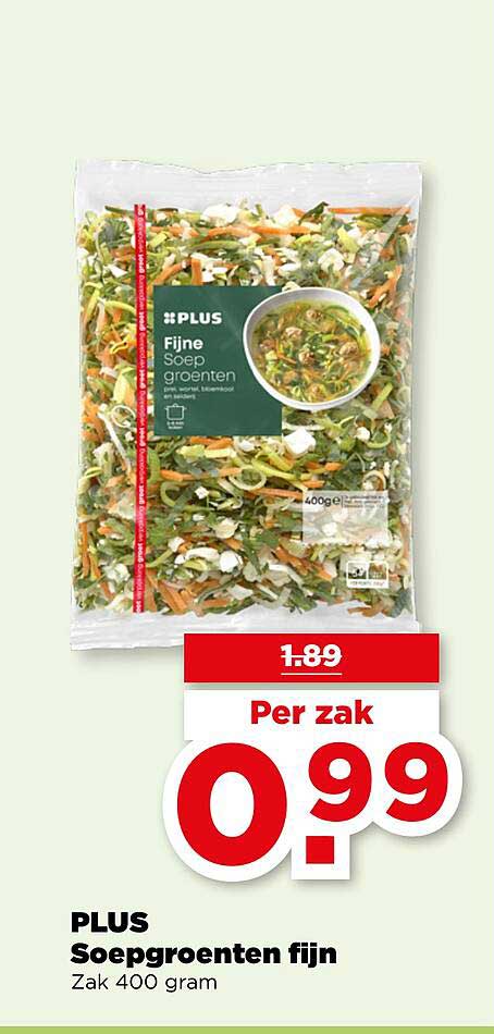PLUS Soepgroenten fijn